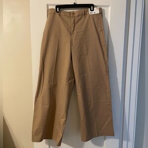NWT Uniqlo Wide Chino Pant - XL Khaki